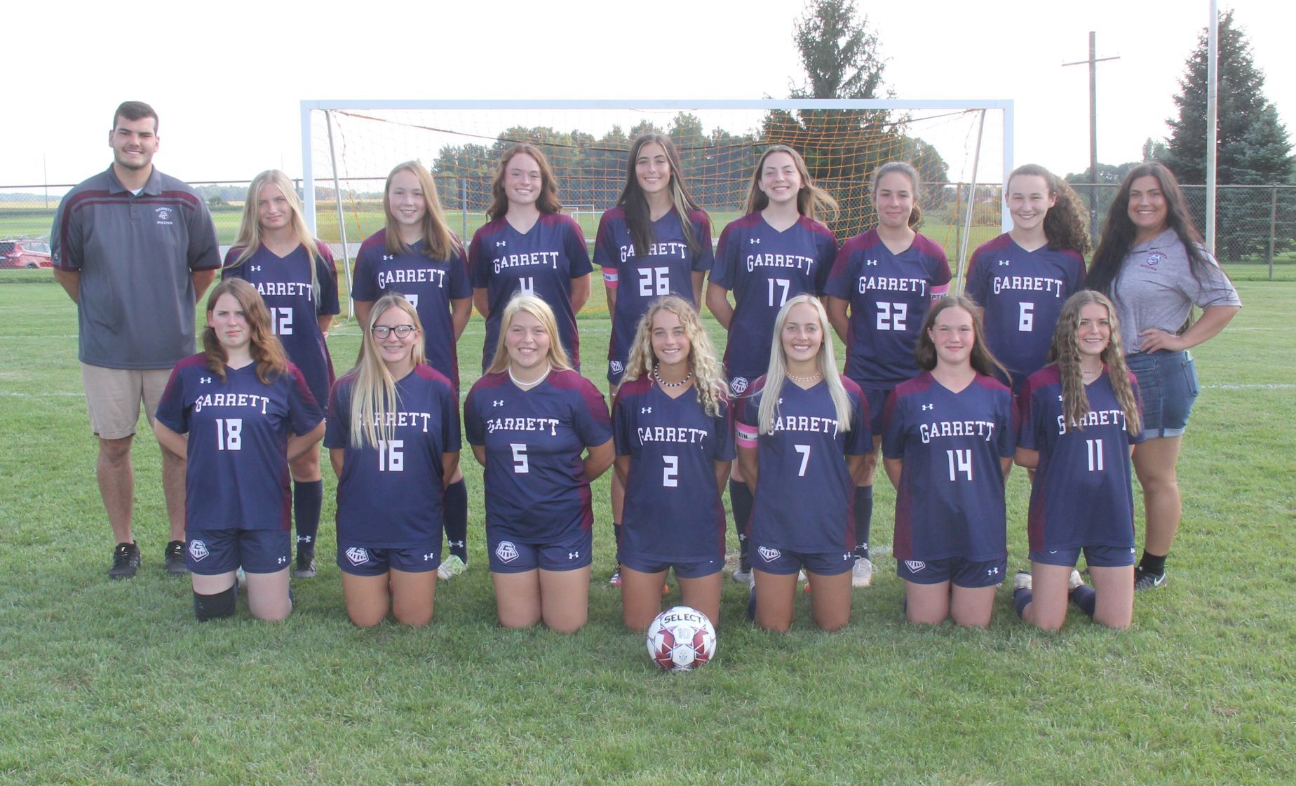 Garrett girls soccer team